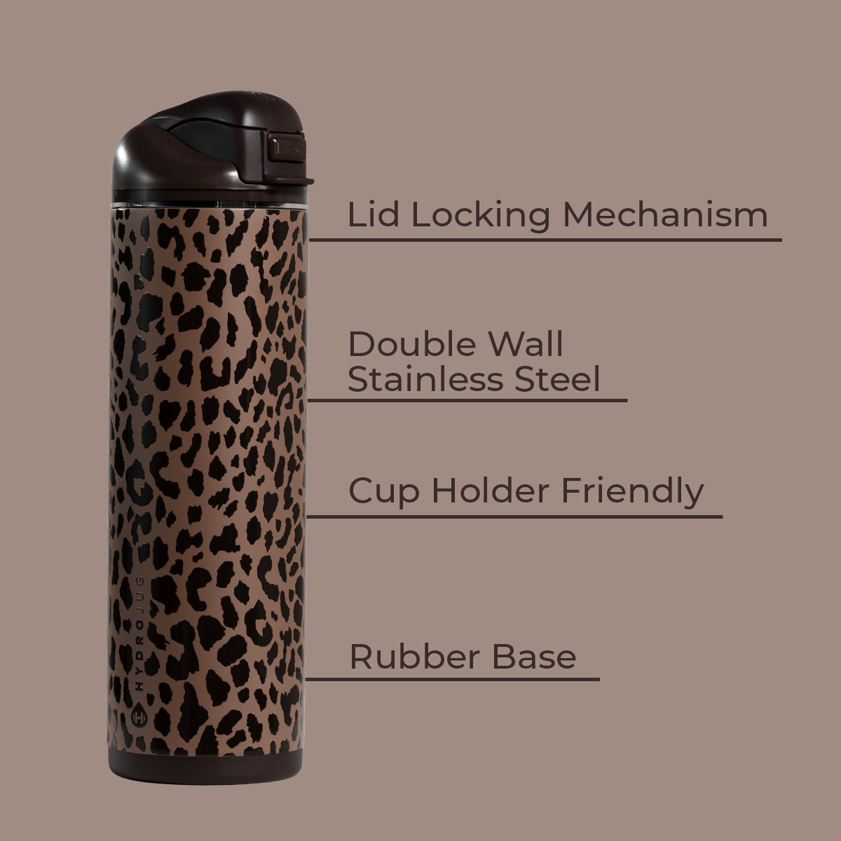 Brown Leopard - Sip More