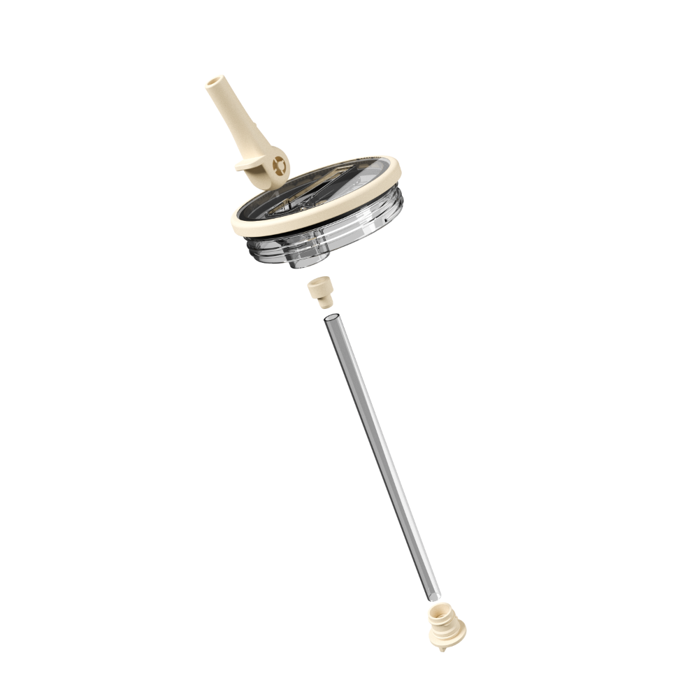 Cream Removable Traveler Lid 40oz